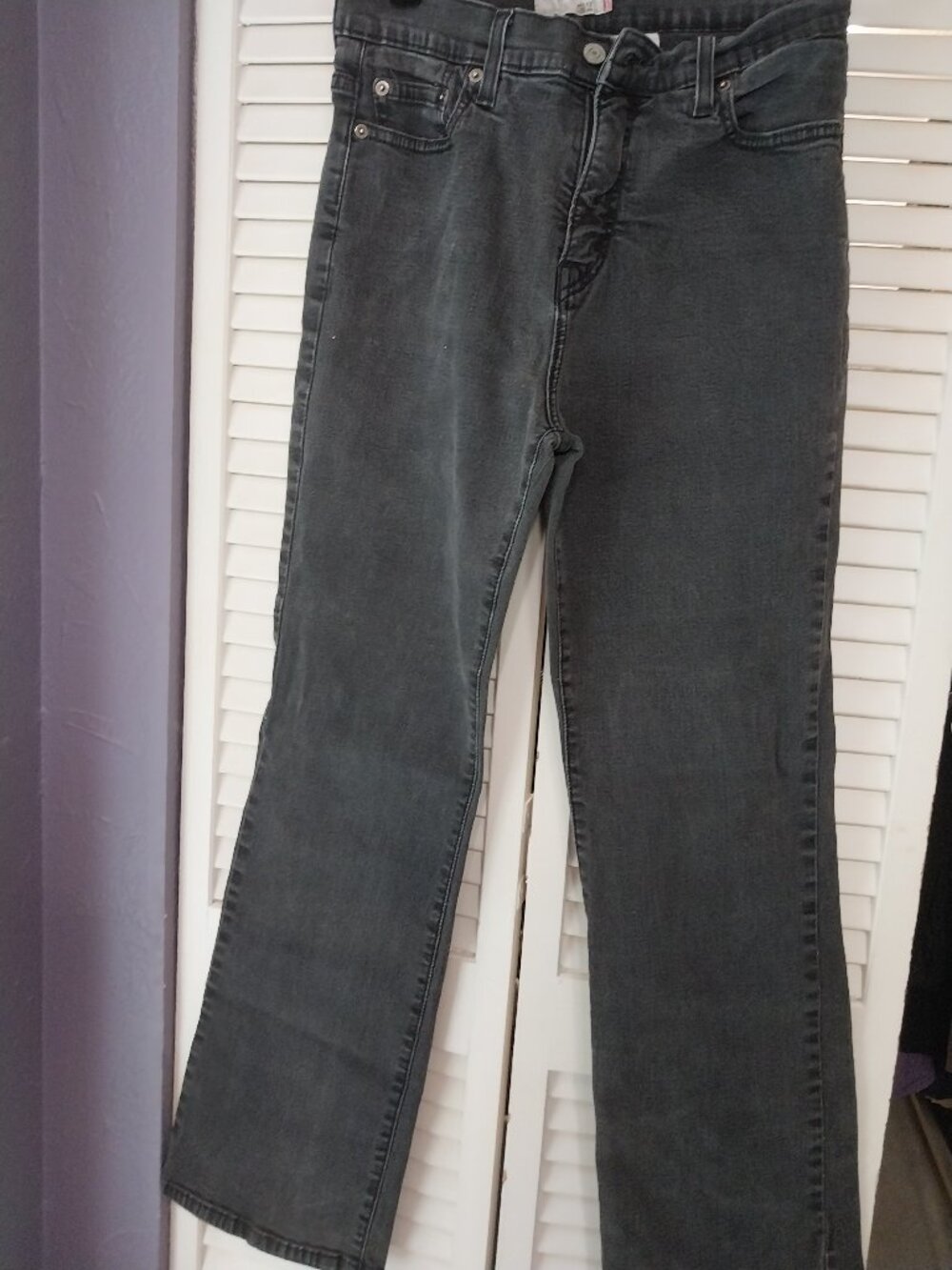LEVIS 512 Black Slimming Jeans